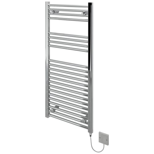 Kudox chrome flat ladder towel radiator 2025