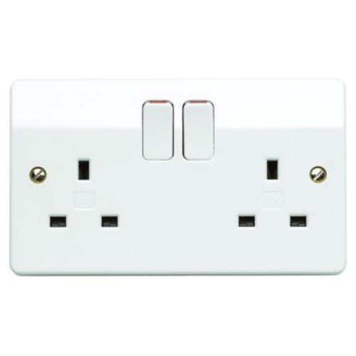 2 Gang 13 A Plug Sockets | Switches & Sockets