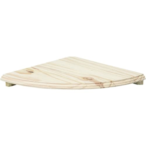 Pine corner shelving unit sale