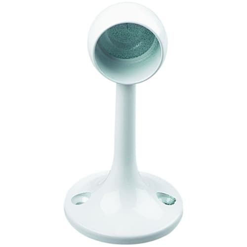 Rothley White Interior Wardrobe Rail Deluxe Socket 25mm Pack of 2 Wickes