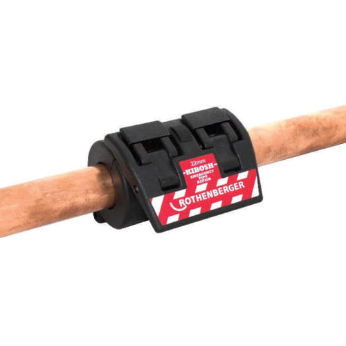 Rothenberger pipe outlet repair clamp