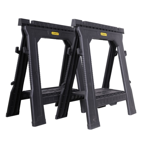 Stanley STST1 70713 Folding Saw Horse Twin Pack Wickes