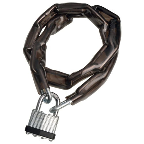 Steel chain lock clearance