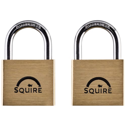 Squire LN4T Brass Lion Twin Keyed Alike Padlock - 40mm