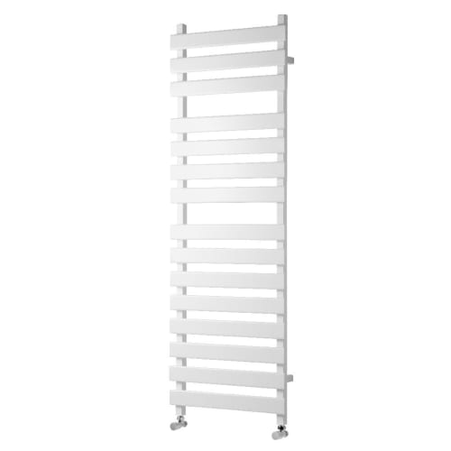 Wickes Haven Flat Panel White Designer Towel Radiator 500mm Various Heights Available Wickes