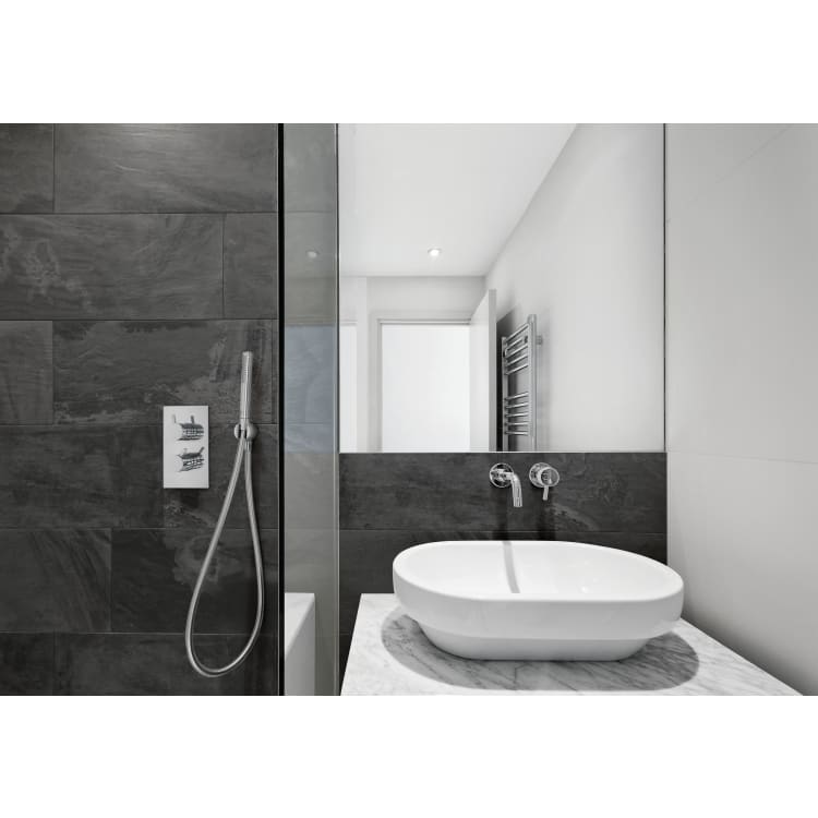 Wickes Black Slate Effect Ceramic Wall, Slate Effect Bathroom Floor Tiles