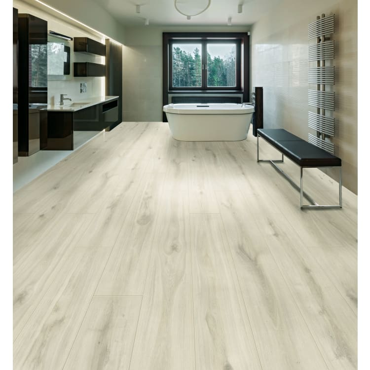 Berwick White Oak 12mm Moisture, White Waterproof Laminate Flooring Uk