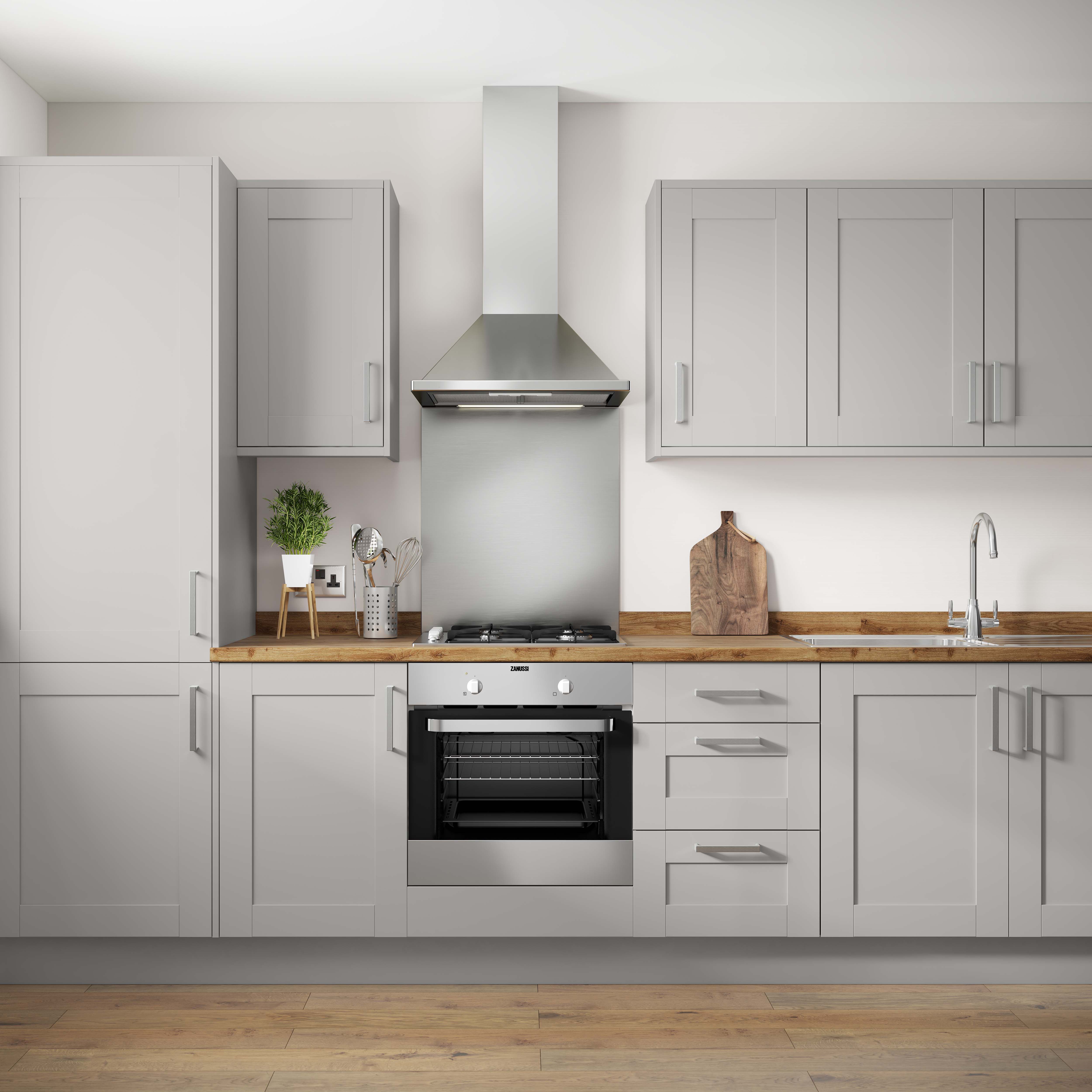 Ready To Fit Kitchens Flat Pack Kitchens Wickes   010921 Ohio Grey RTF 2