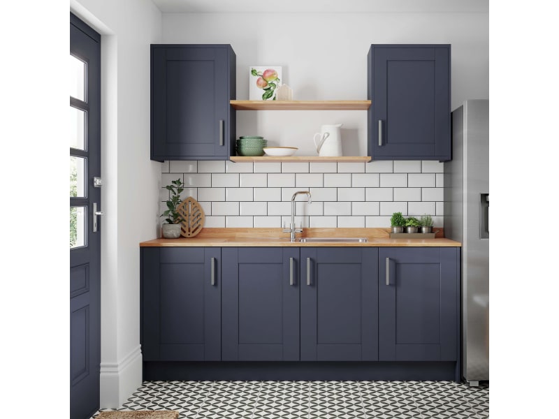 Ohio Sage Shaker Kitchen, Wickes Lifestyle Kitchens