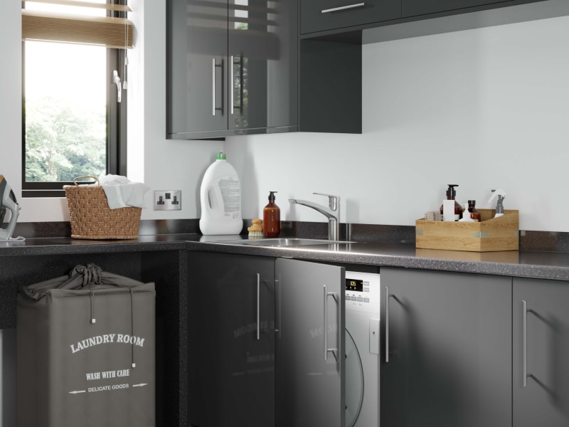 Flat Pack Orders over £700=Free Delivery New Hygena Amersham Grey Kitchen 