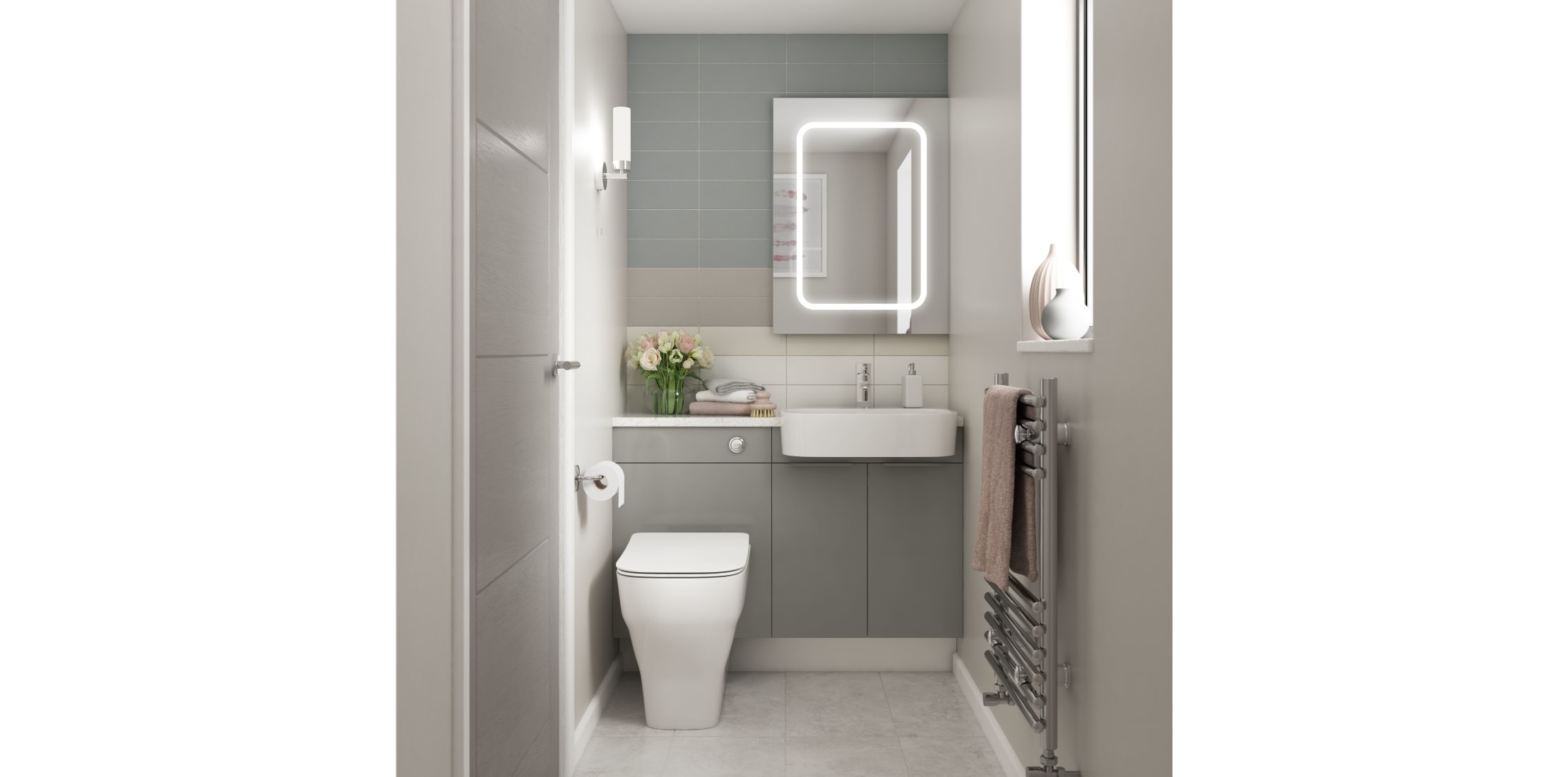 Vienna Grey Bathroom Furniture Wickes