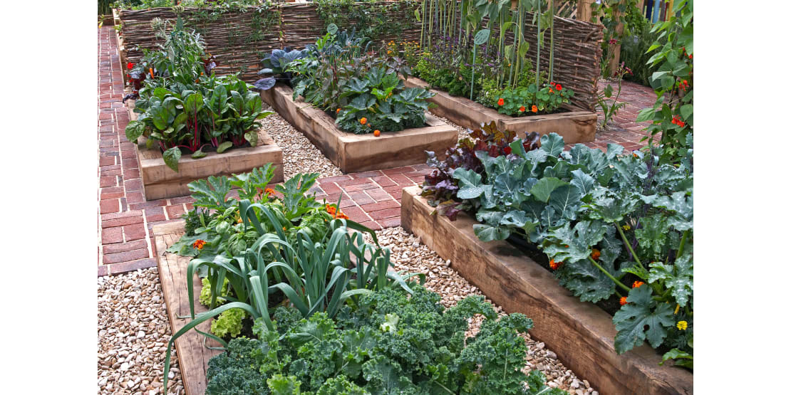 How To Build A Raised Bed With Sleepers Hanaposy