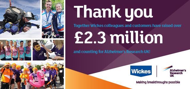 Wickes and Alzheimers Research UK