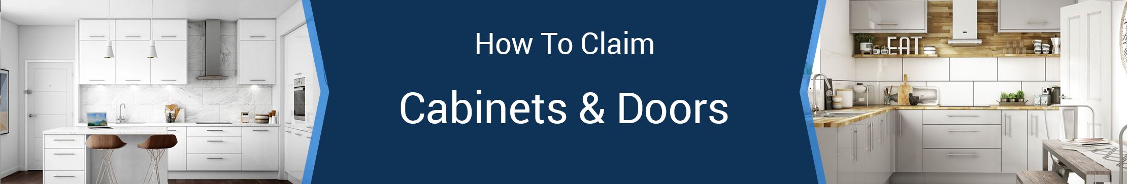 how to claim cabinet and doors
