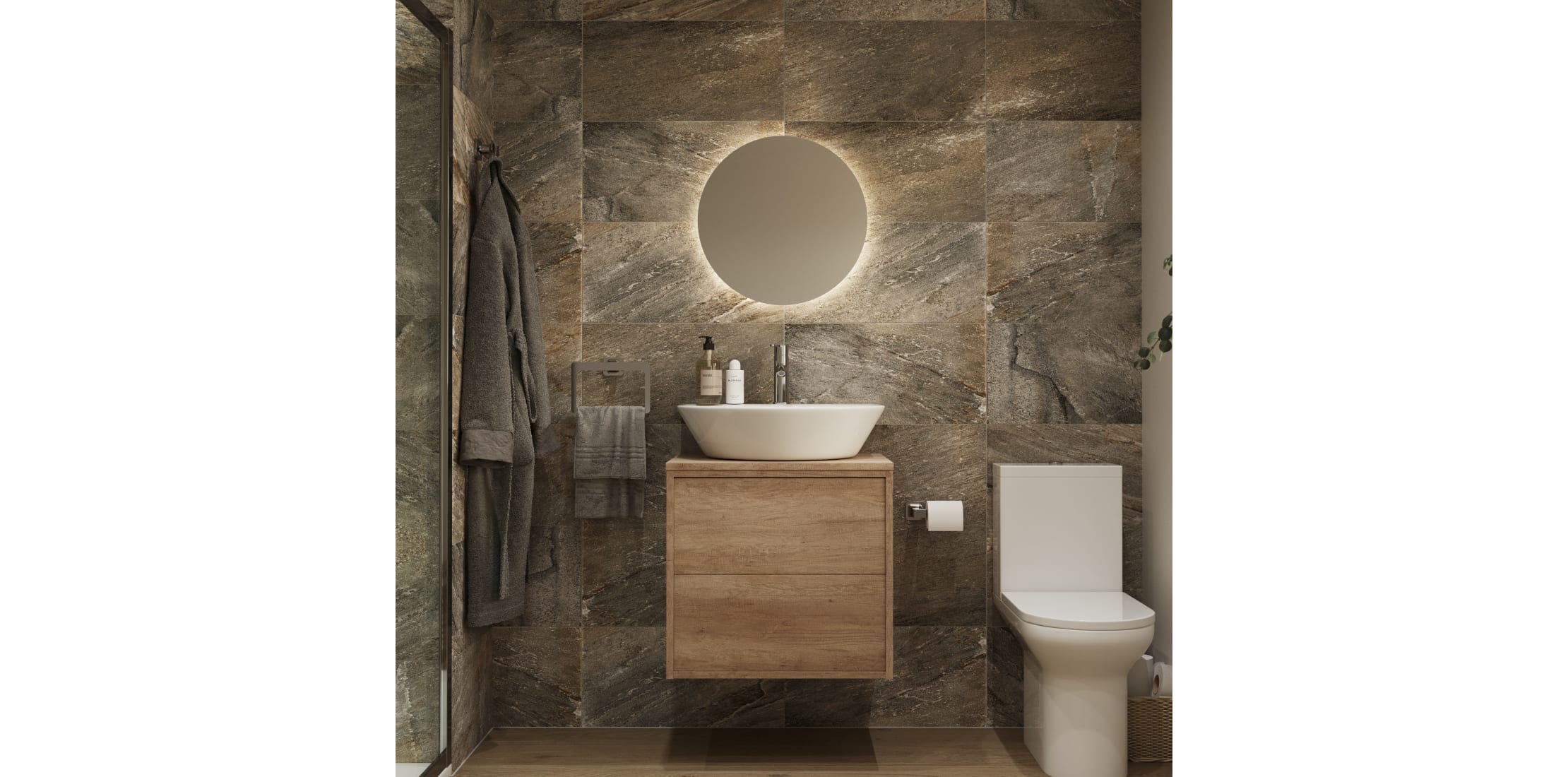 Super Natural Bathroom Suite Wickes