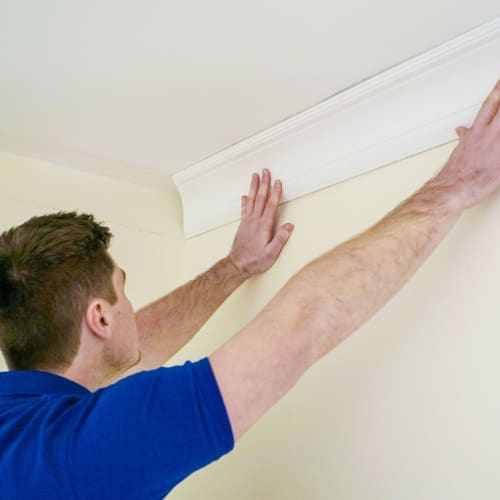 Fitting coving