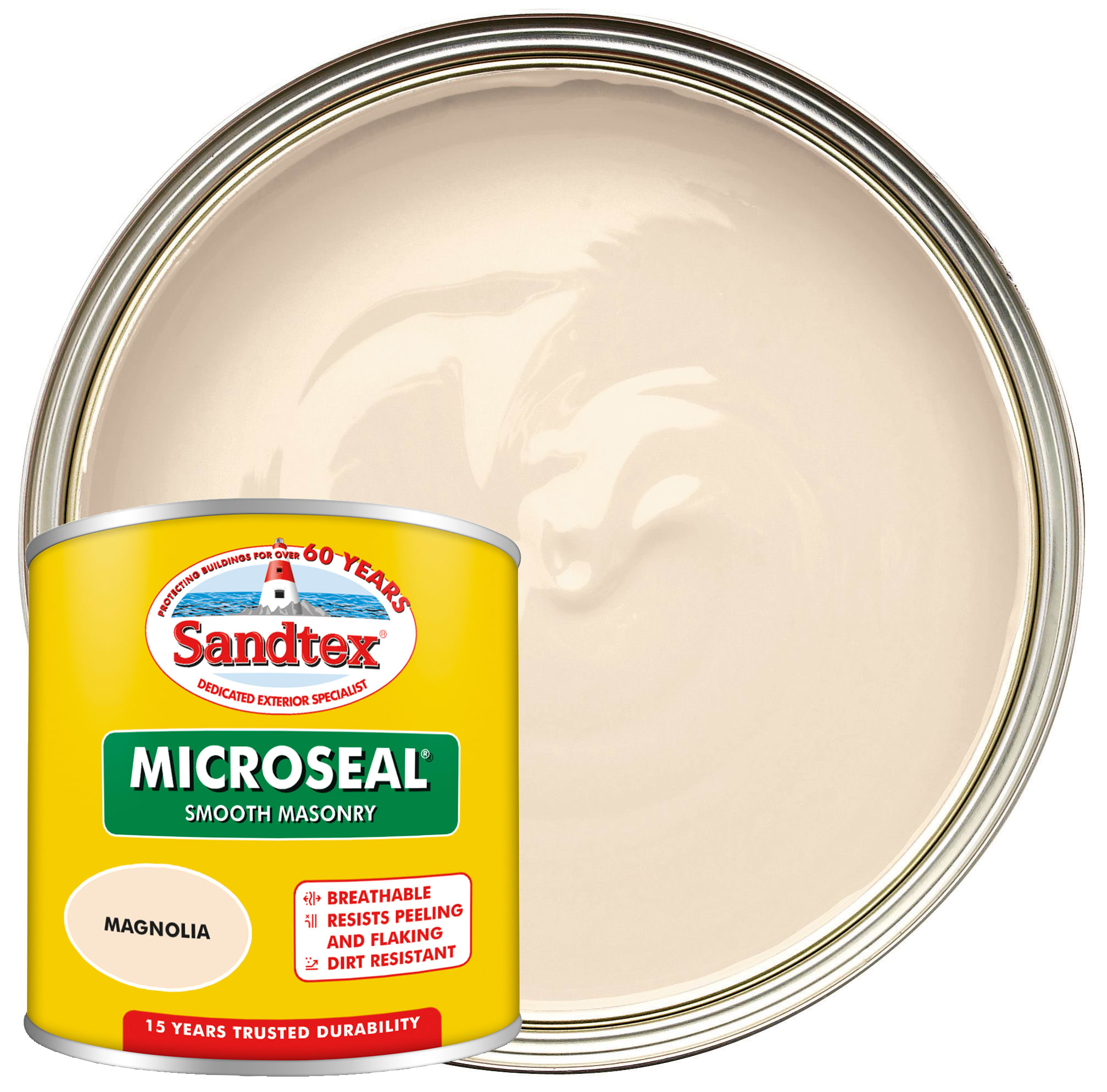 Sandtex Microseal Ultra Smooth Weatherproof Masonry 15 Year Exterior