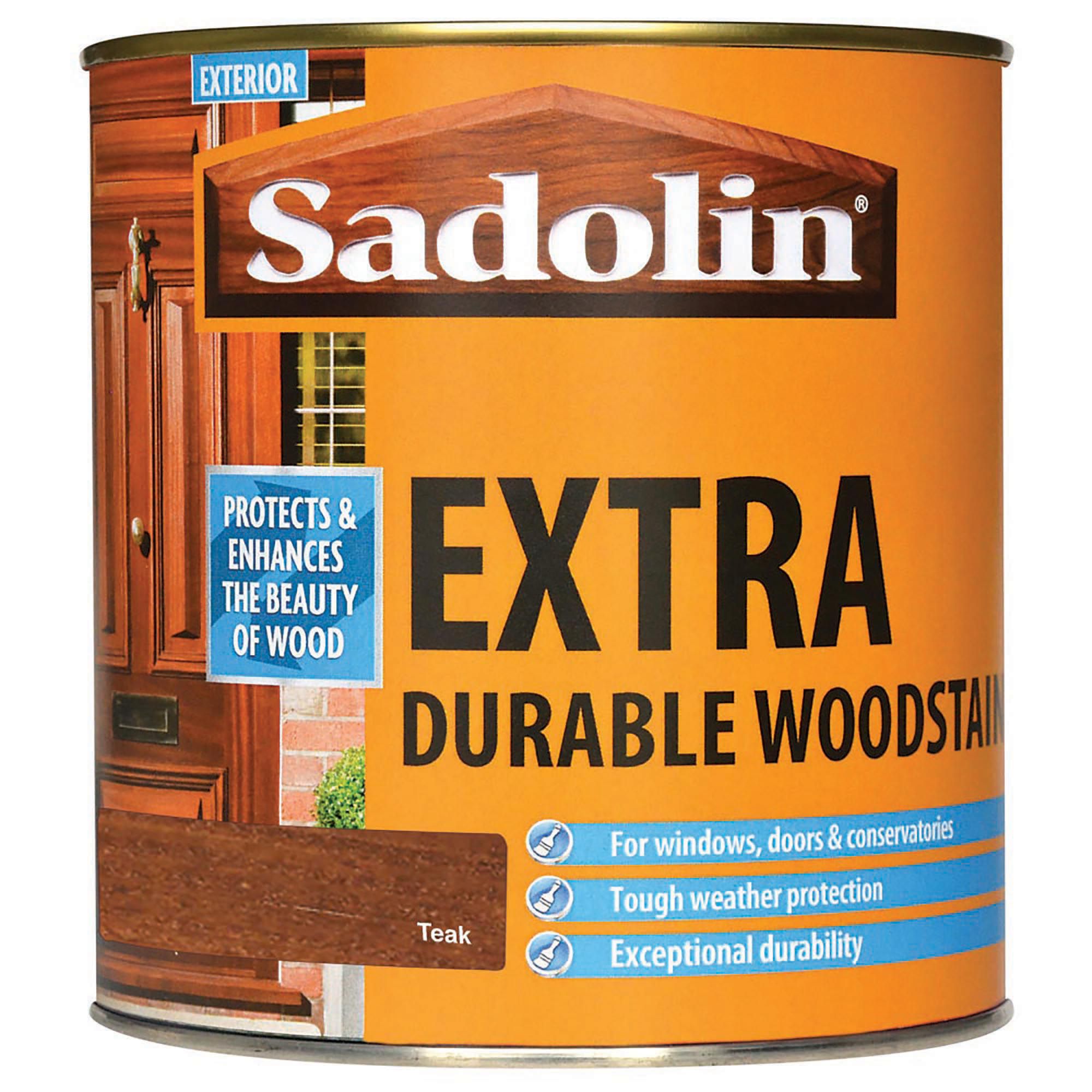 Sadolin Extra Durable Woodstain - Teak - 1L