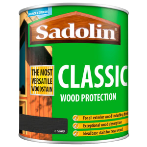 Sadolin Classic Woodstain - Ebony - 1L