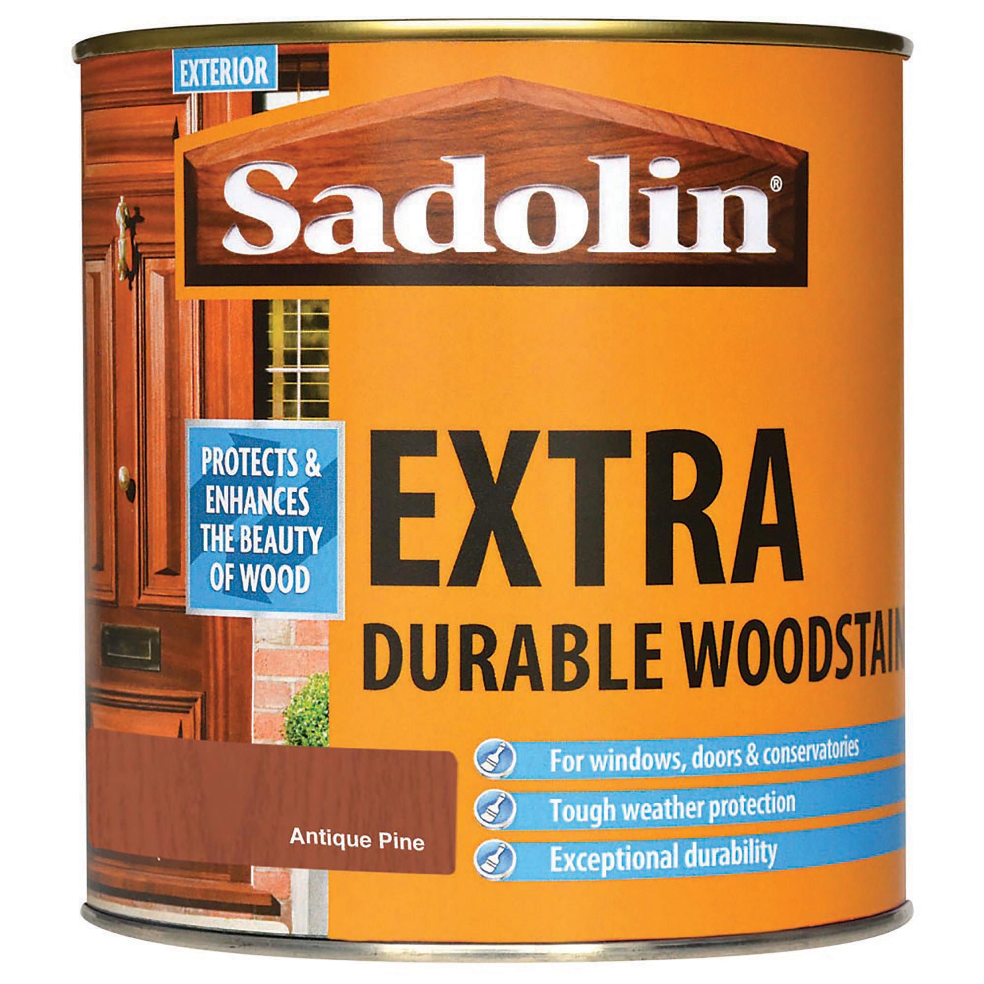 Sadolin Extra Durable Woodstain - Antique Pine - 1L