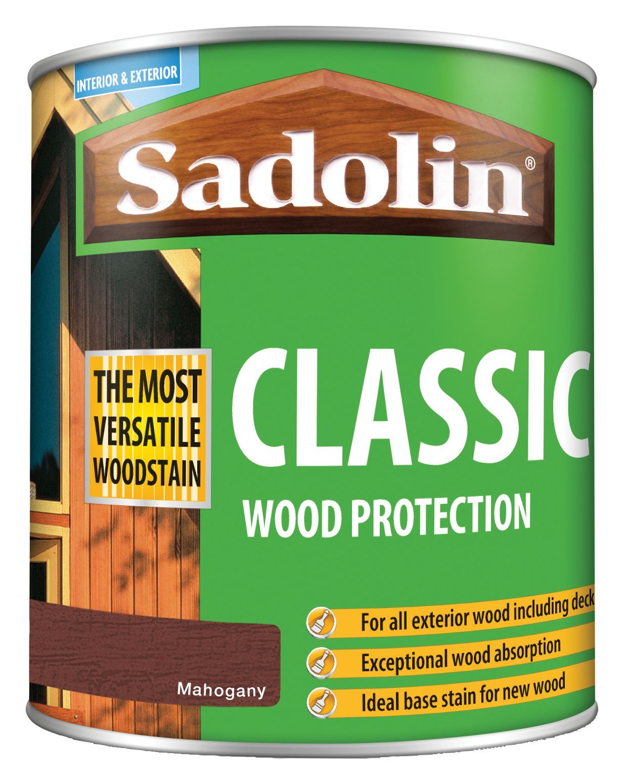 Image of Sadolin Classic Woodstain Mahogany 1L