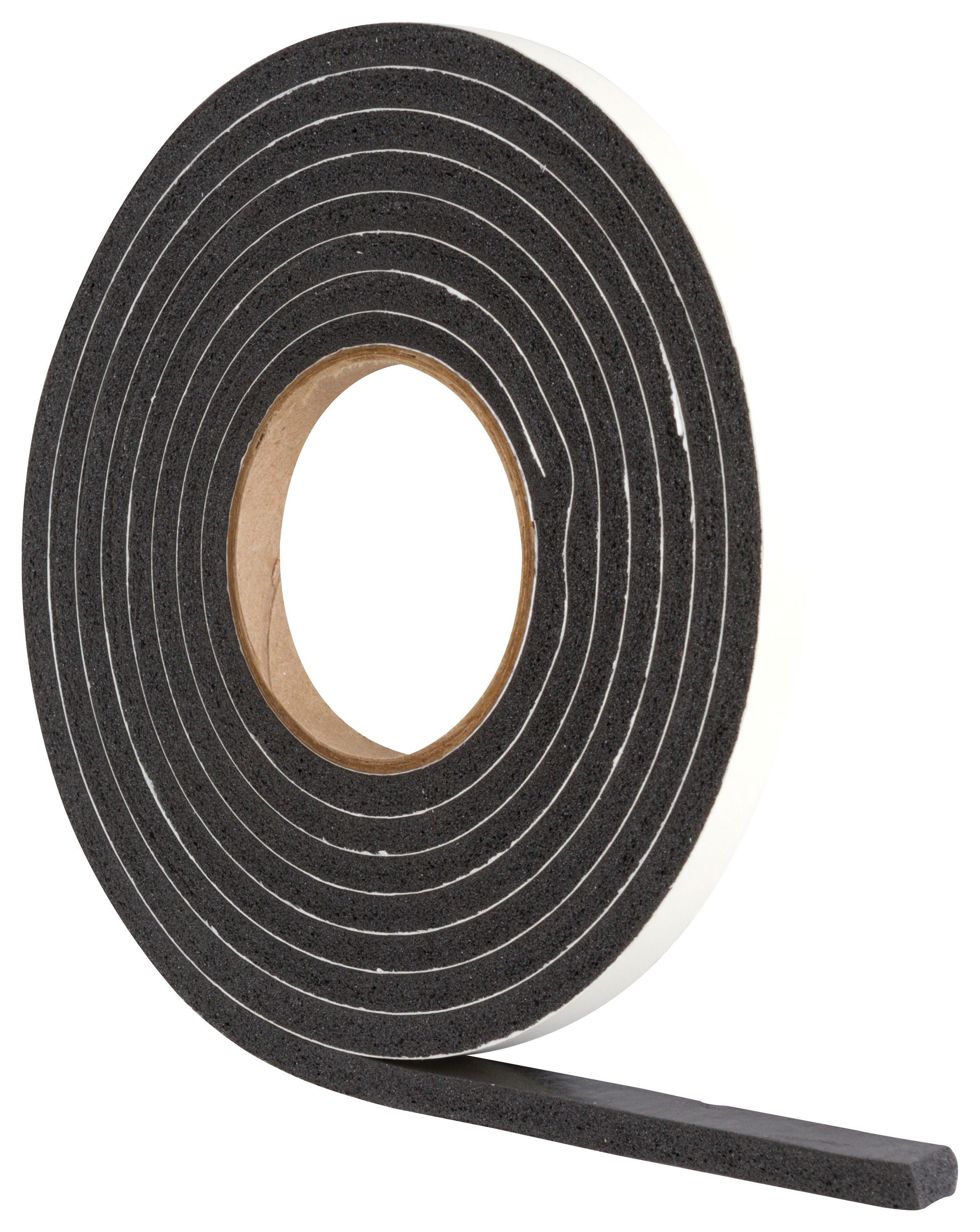 Wickes 3.5m Extra Thick Draught Seal - Black