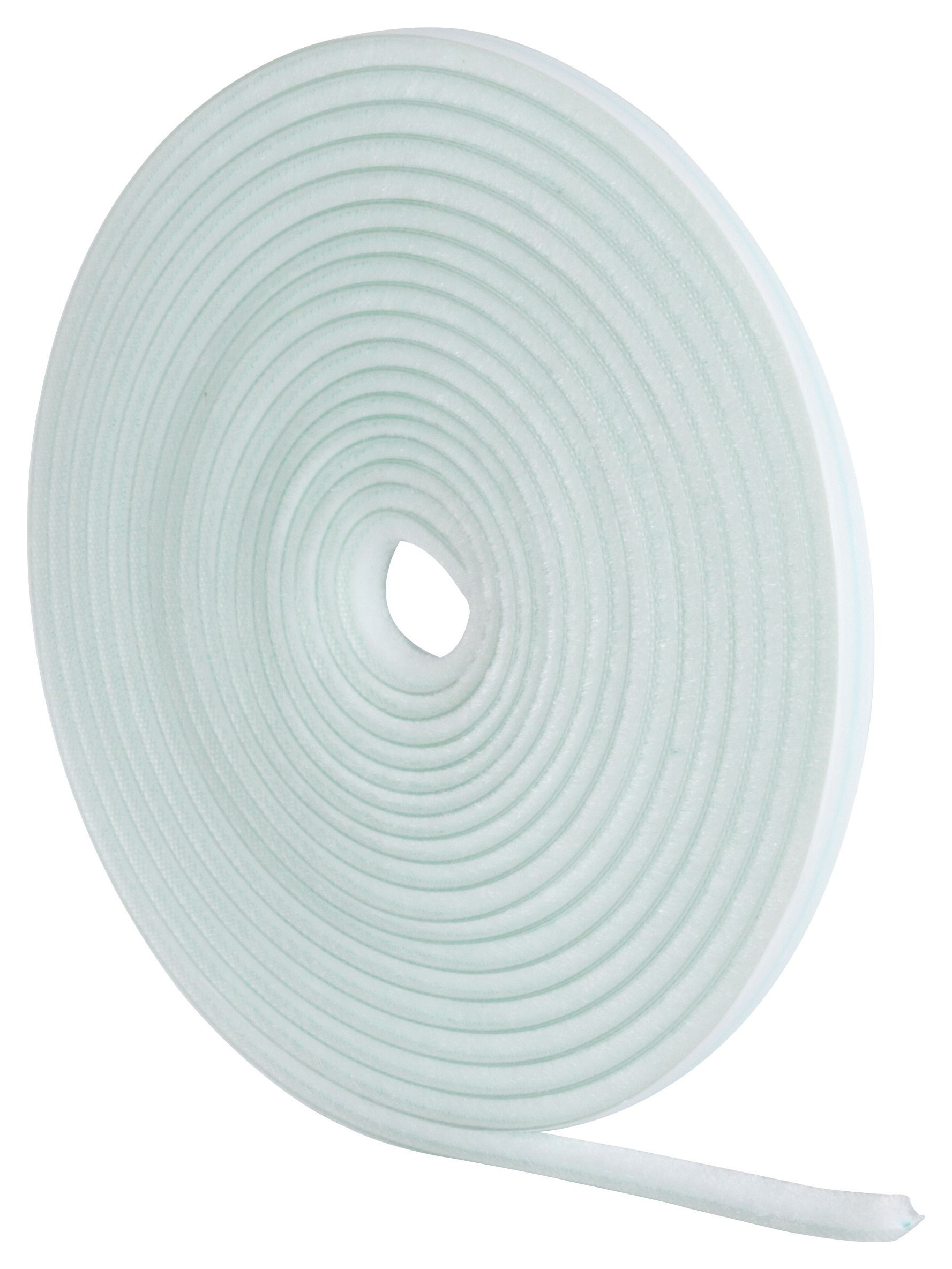 Image of Wickes 5m Pile Tape Draught Seal - White