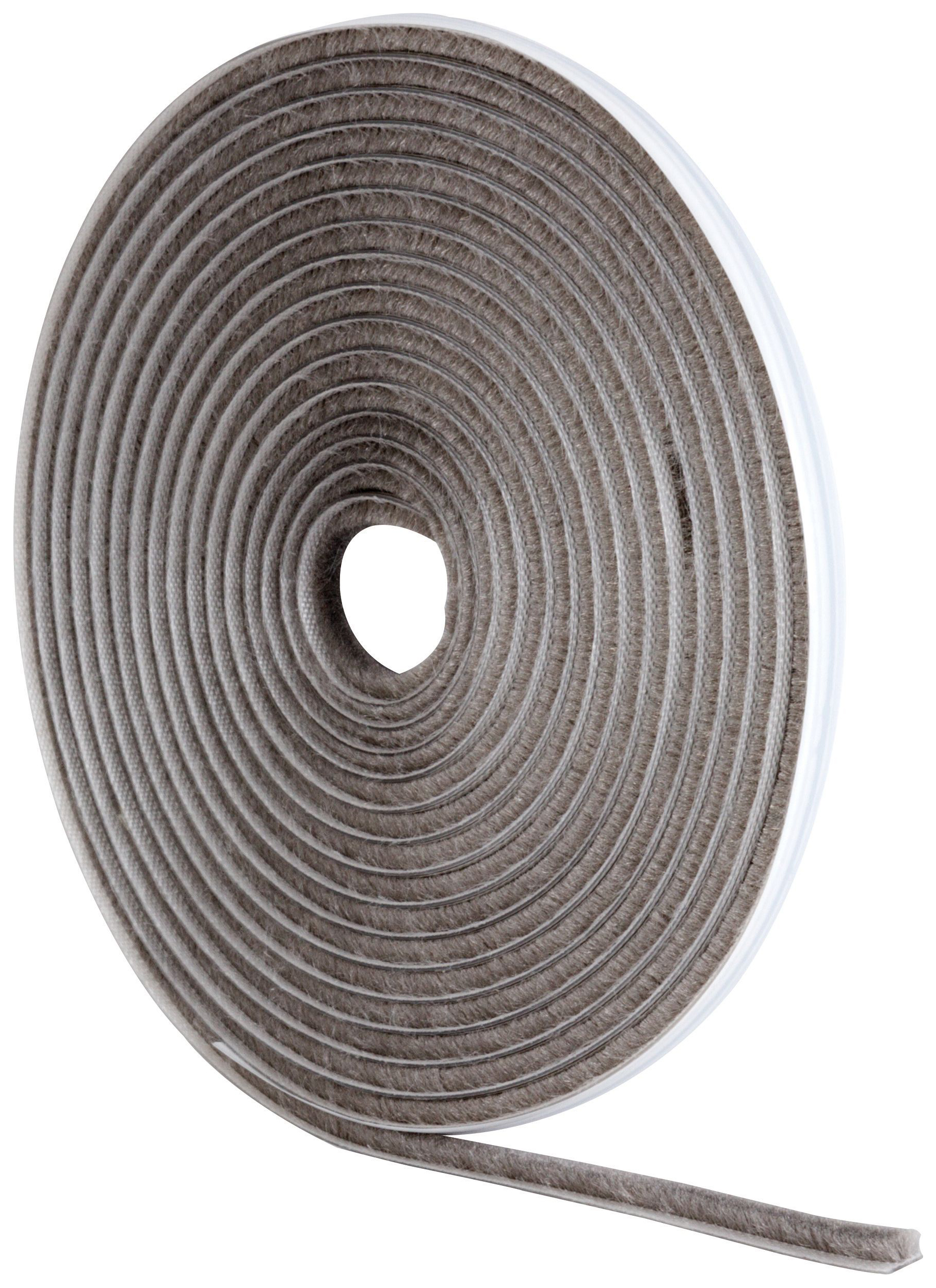 Image of Wickes 5m Pile Tape Draught Seal - Grey