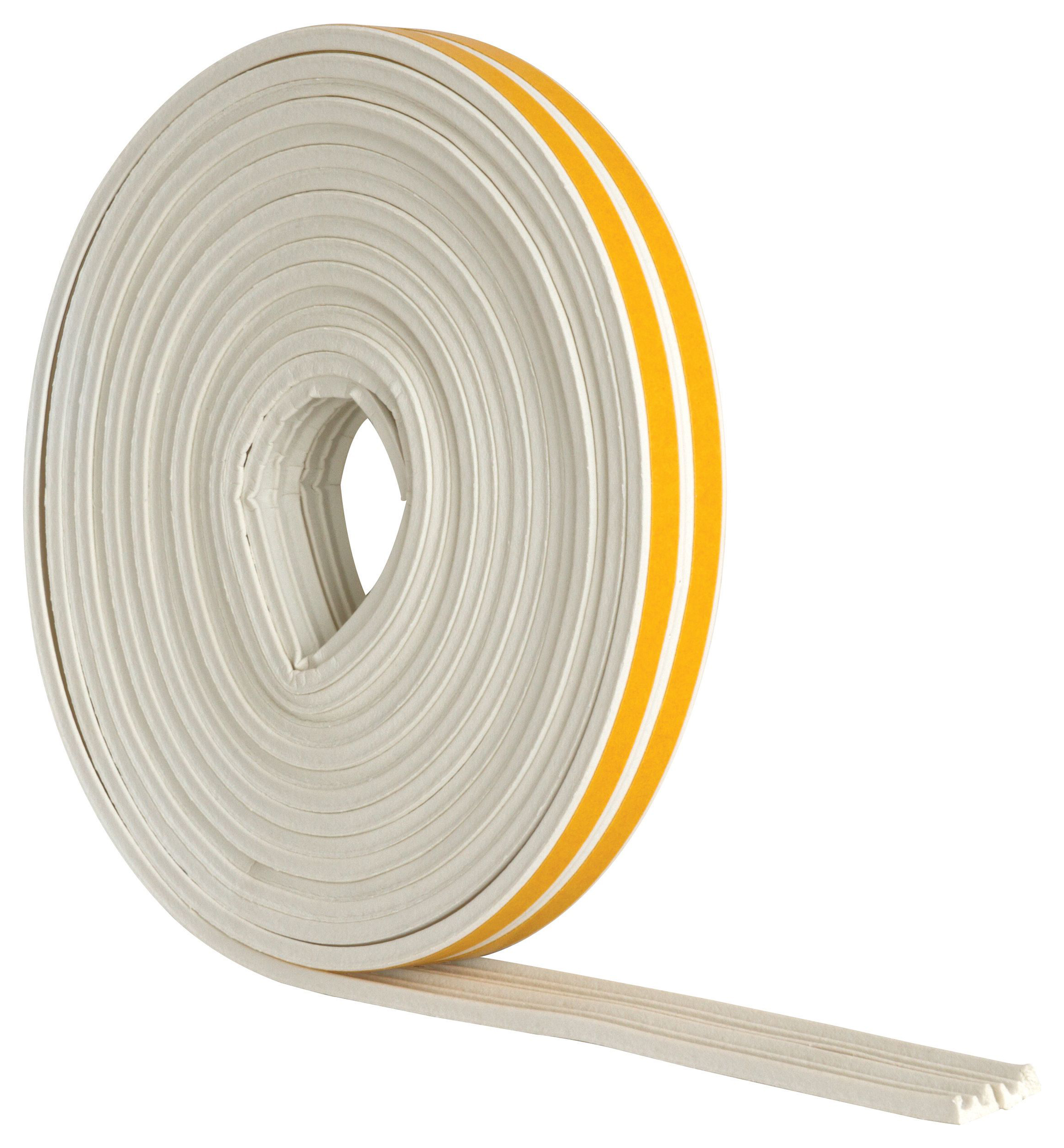 Image of Wickes 10m E Profile Rubber Draught Seal - White