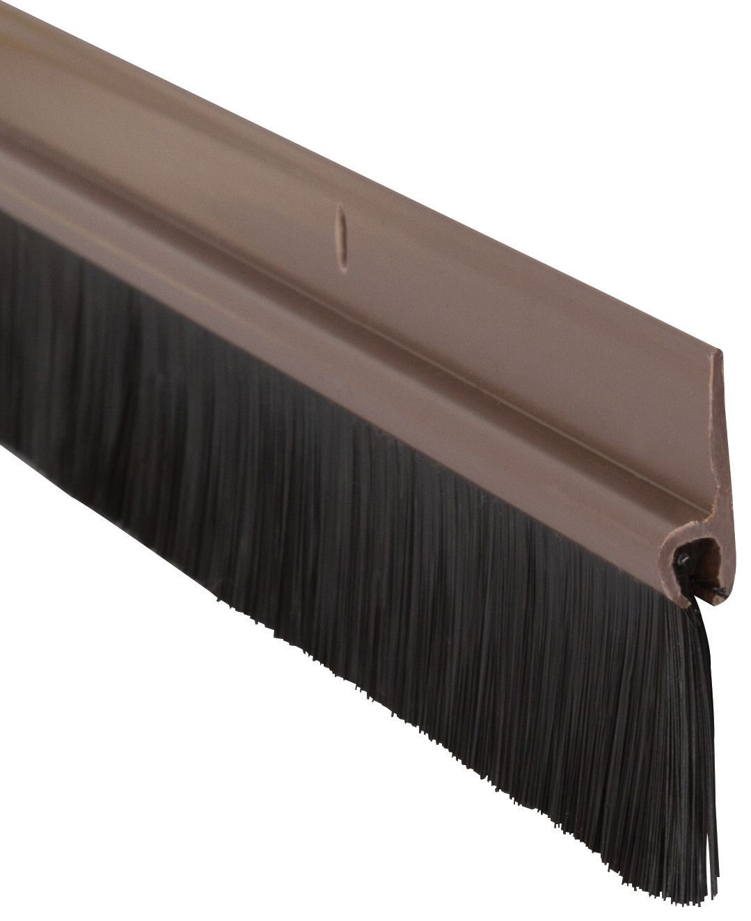 Image of Wickes 838mm Door Brush Draught Excluder - Brown