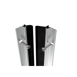 Wickes Full Door Metal Draught Excluder Aluminium - 5028mm