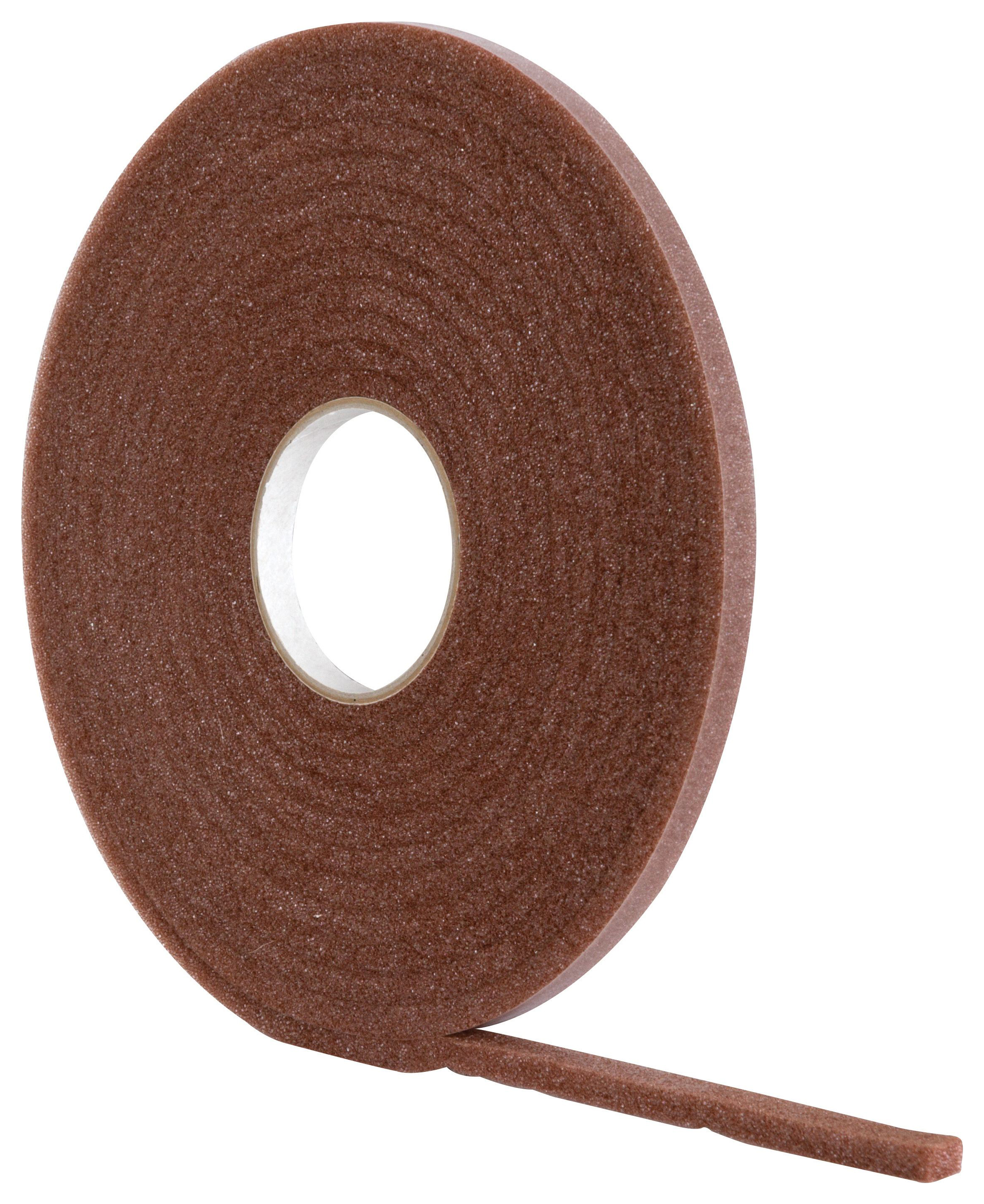 Wickes Brown Soft Foam Draught Seal - 10m