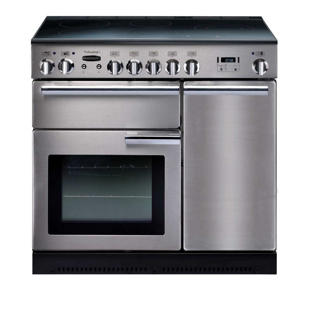 Rangemaster Professional+ 90cm Induction Range Cooker - Stainless Steel