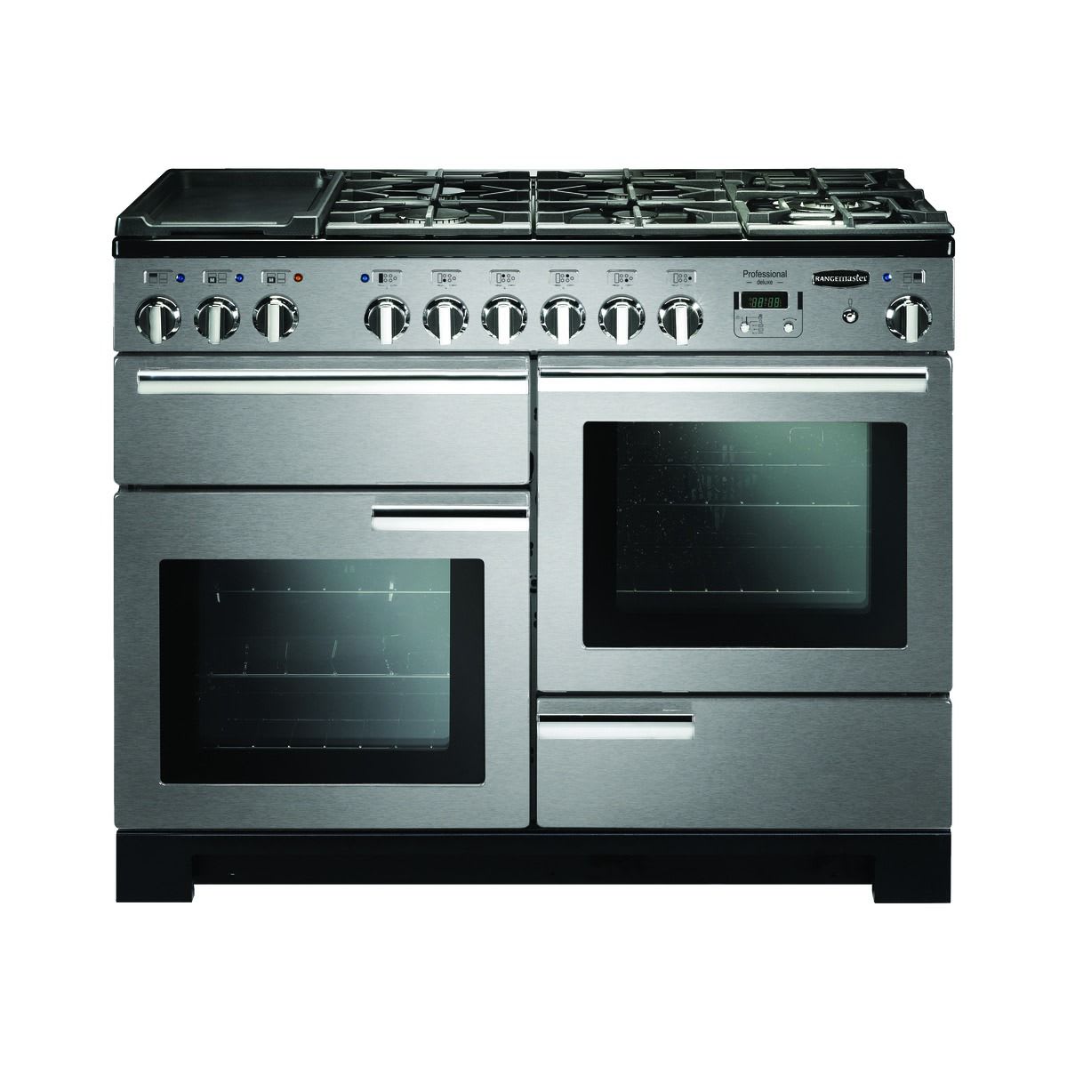 Rangemaster Professional Deluxe 110cm Dual Fuel Range Cooker Wickes.co.uk