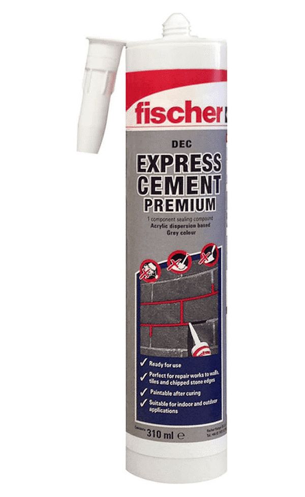 Image of Fischer DEC Premium Express Cement - Grey 310ml