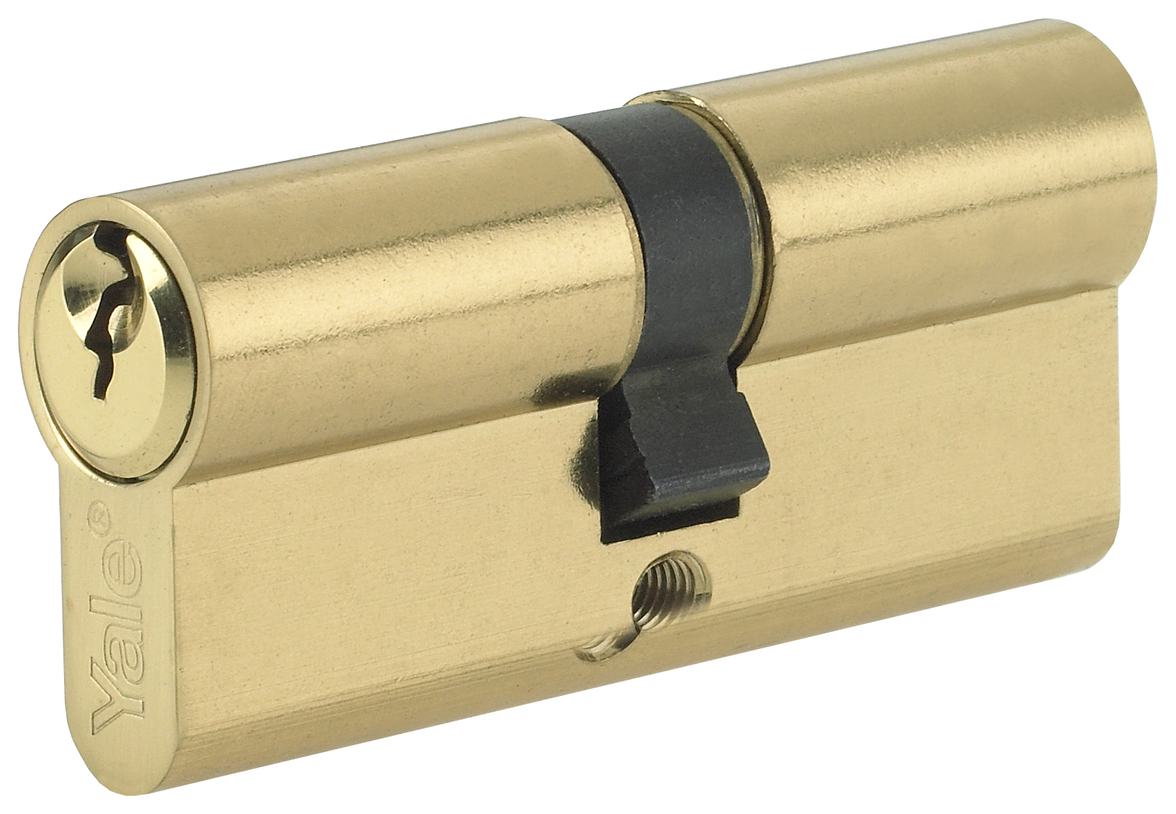 Yale P-ED3030-PB Brass Euro Profile Cylinder Lock - 30 x 10 x 30mm