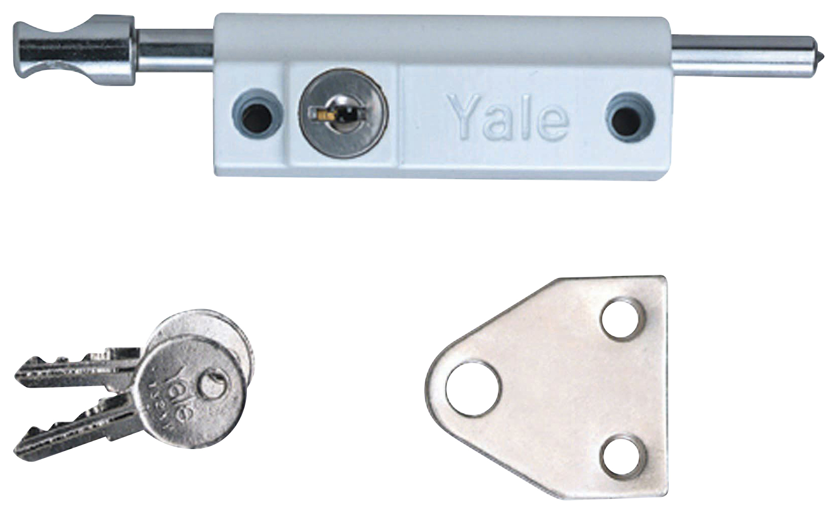 Yale P-124-WE Multi-Purpose Door Bolt - White