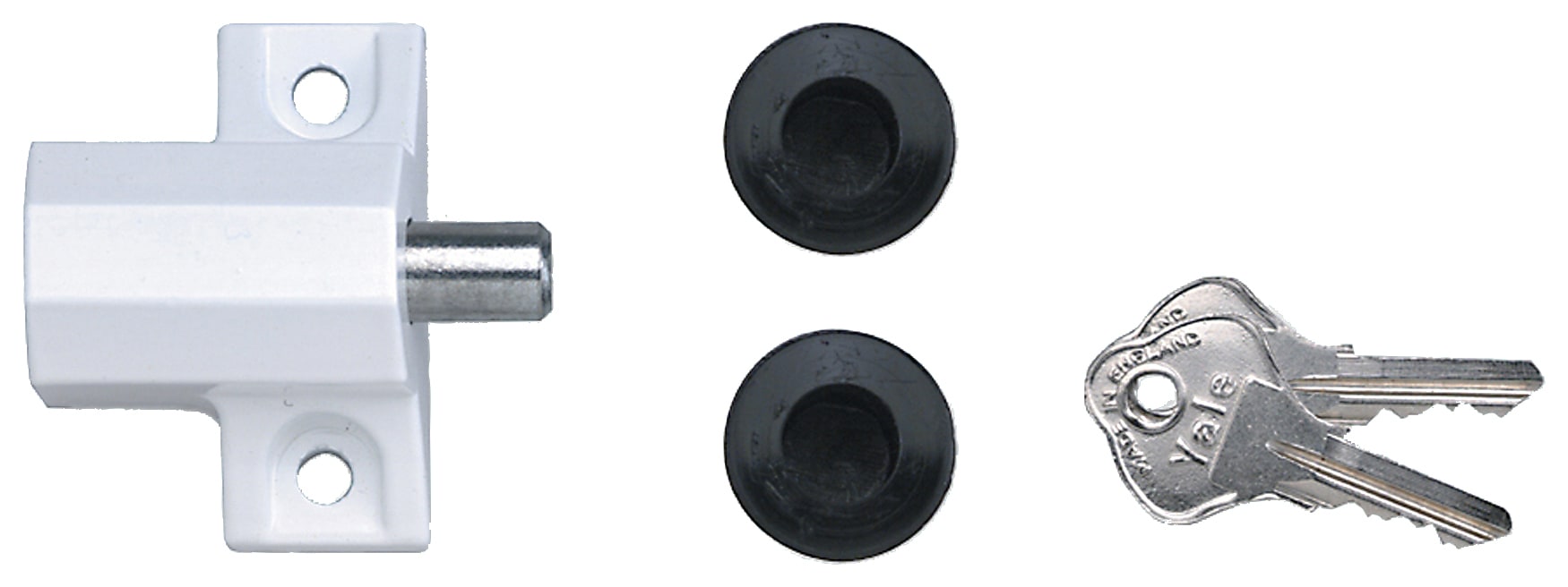 Yale P114WE Patio Door Lock White Wickes.co.uk