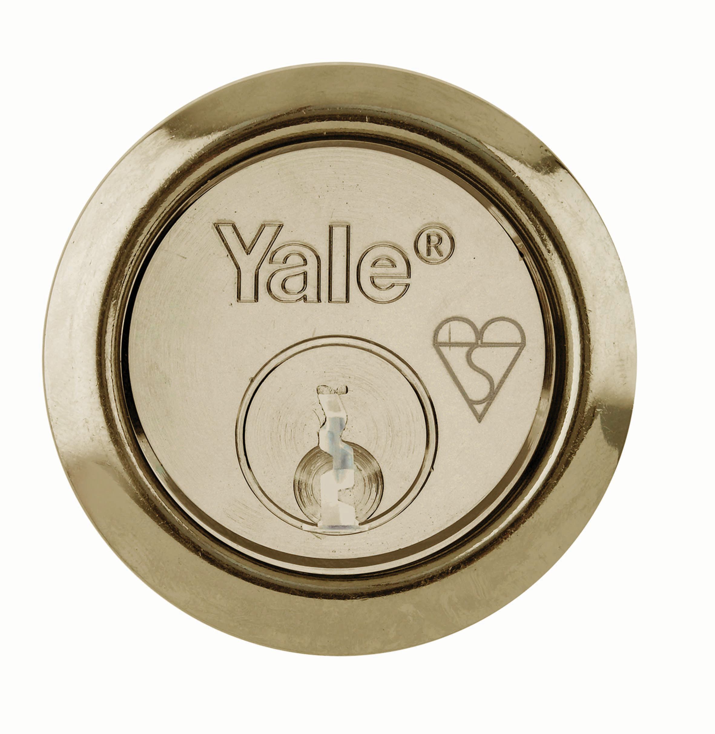 Image of Yale P-X52KP-PB British Standard Rim Cylinder Lock - Brass