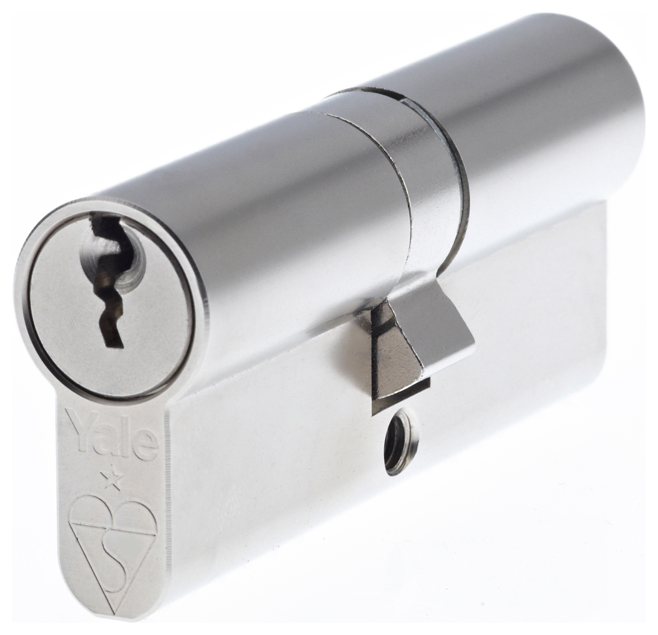 Image of Yale PKM4045-NP British Standard Euro Profile Nickel Cylinder Lock - 40mm