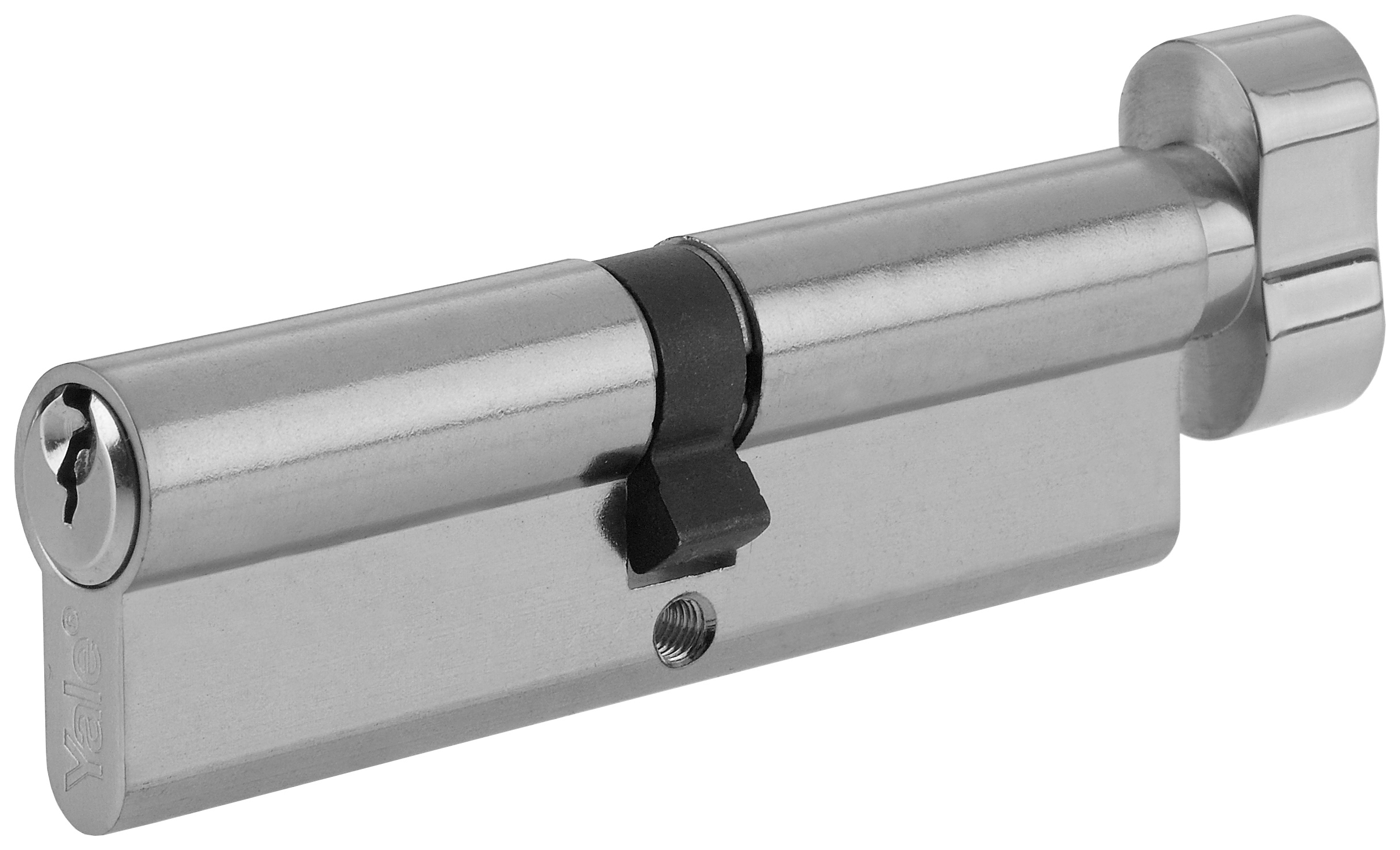 Yale P-ET3535-SNP Euro Profile Thumb Turn Nickel Cylinder Lock - 35 x 10 x 35mm