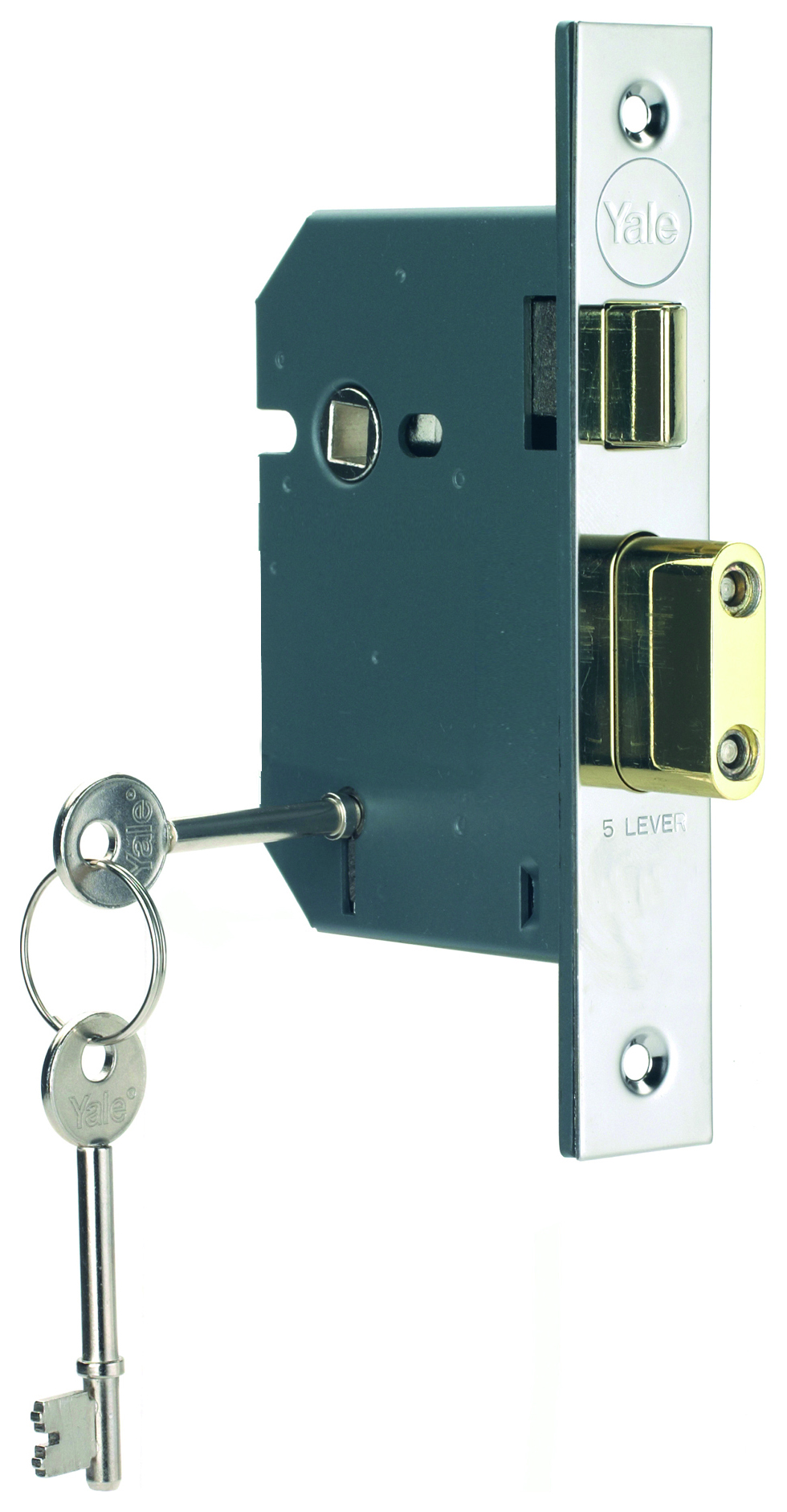 Yale P-M550-CH-65 Chrome 5 Lever Sashlock - 64mm