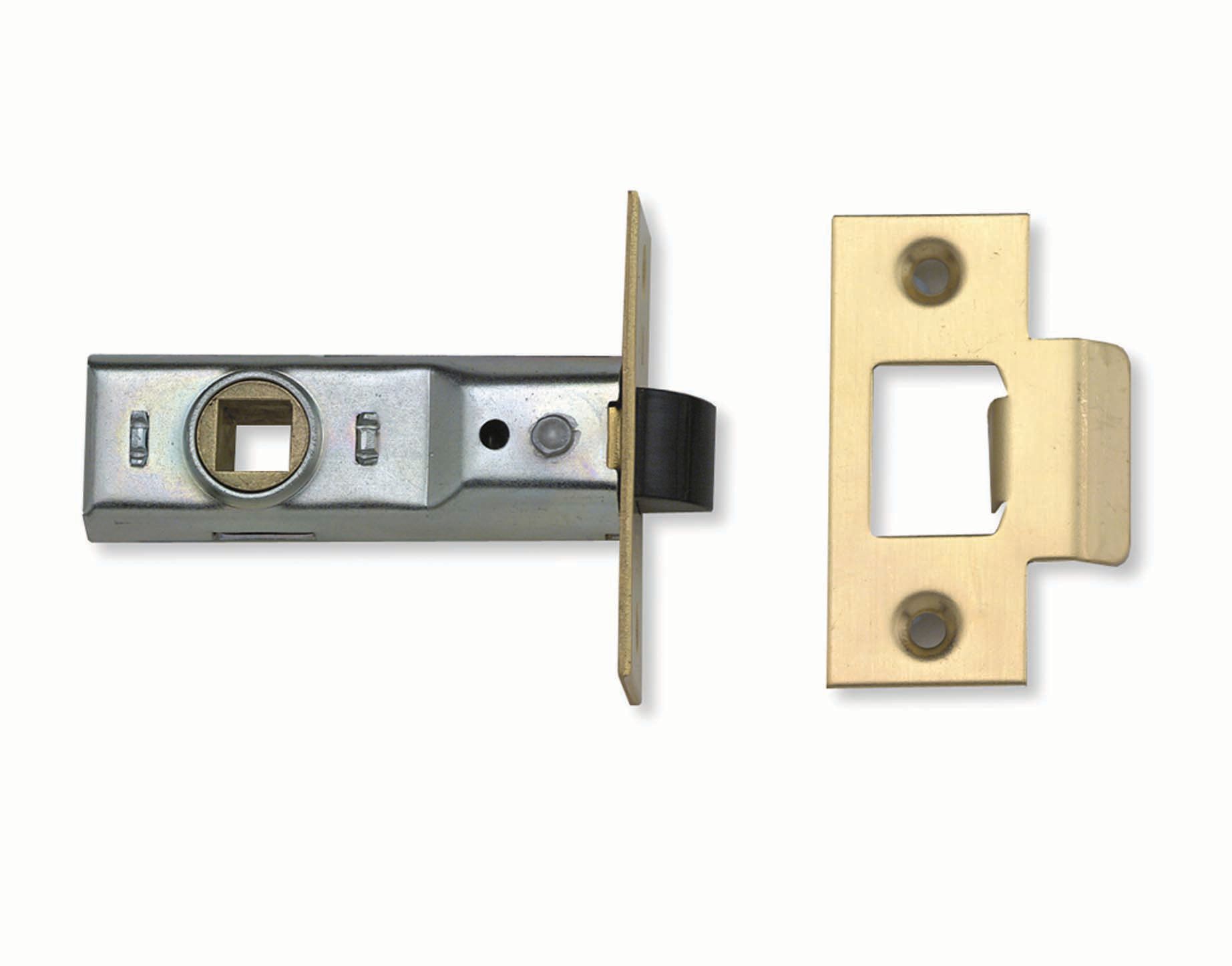 Image of Yale P-M888PB-64 Tubular Door Latch - Brass 64mm