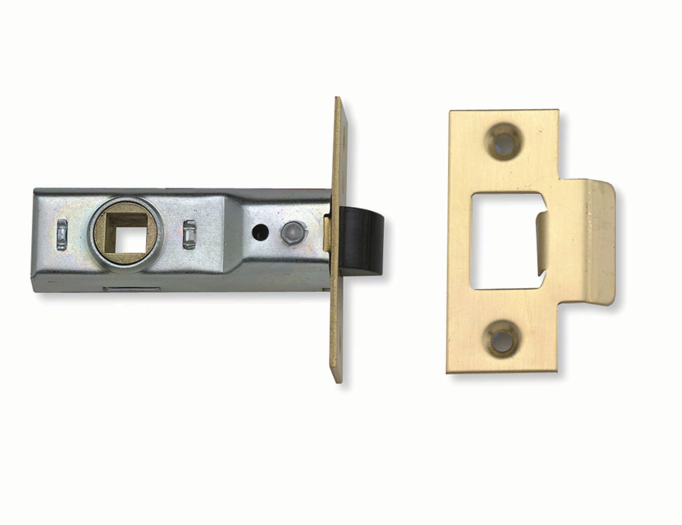 Yale Brass Tubular Door Latch - 76mm