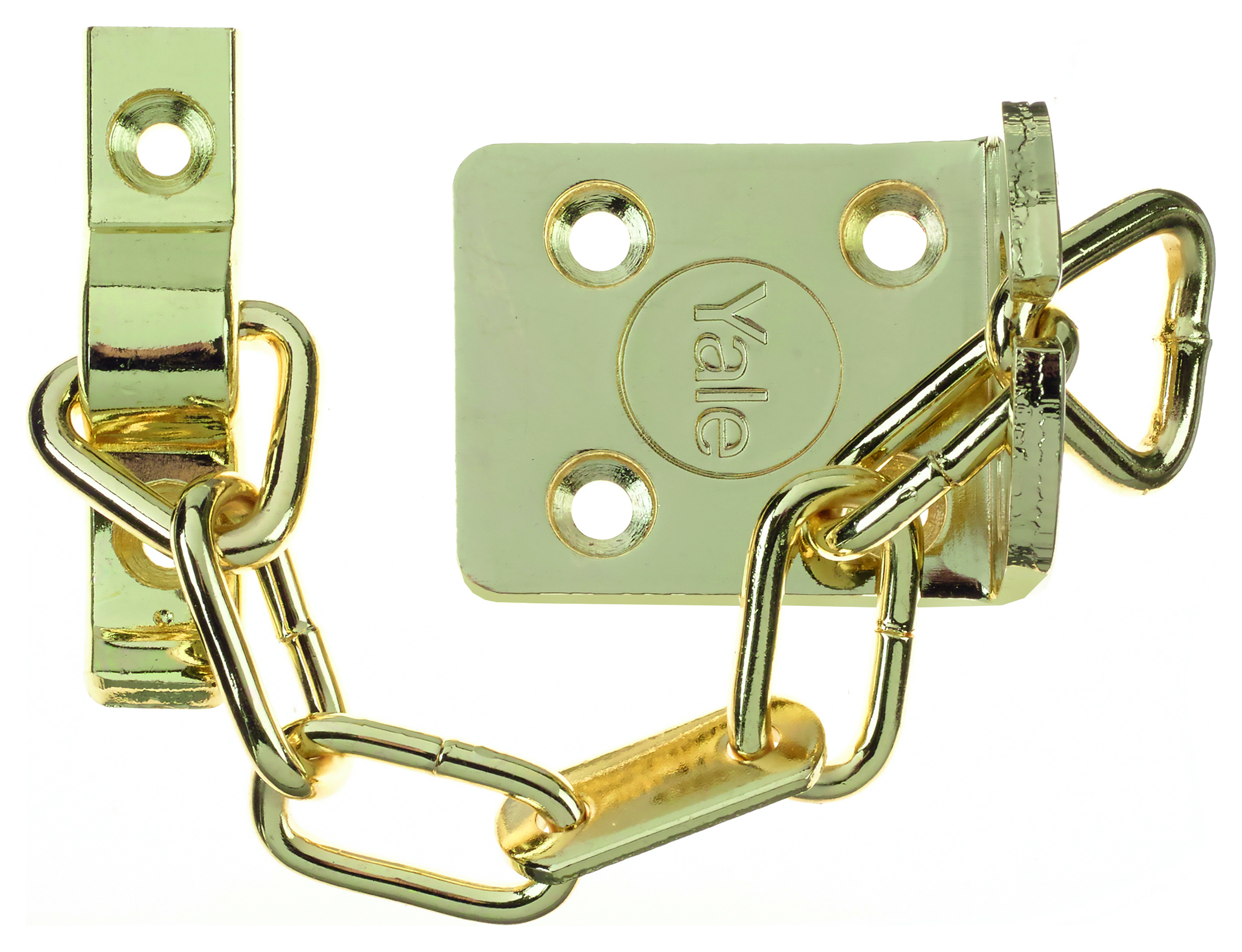 Image of Yale V-WS6-EB High Security Door Chain - Brass