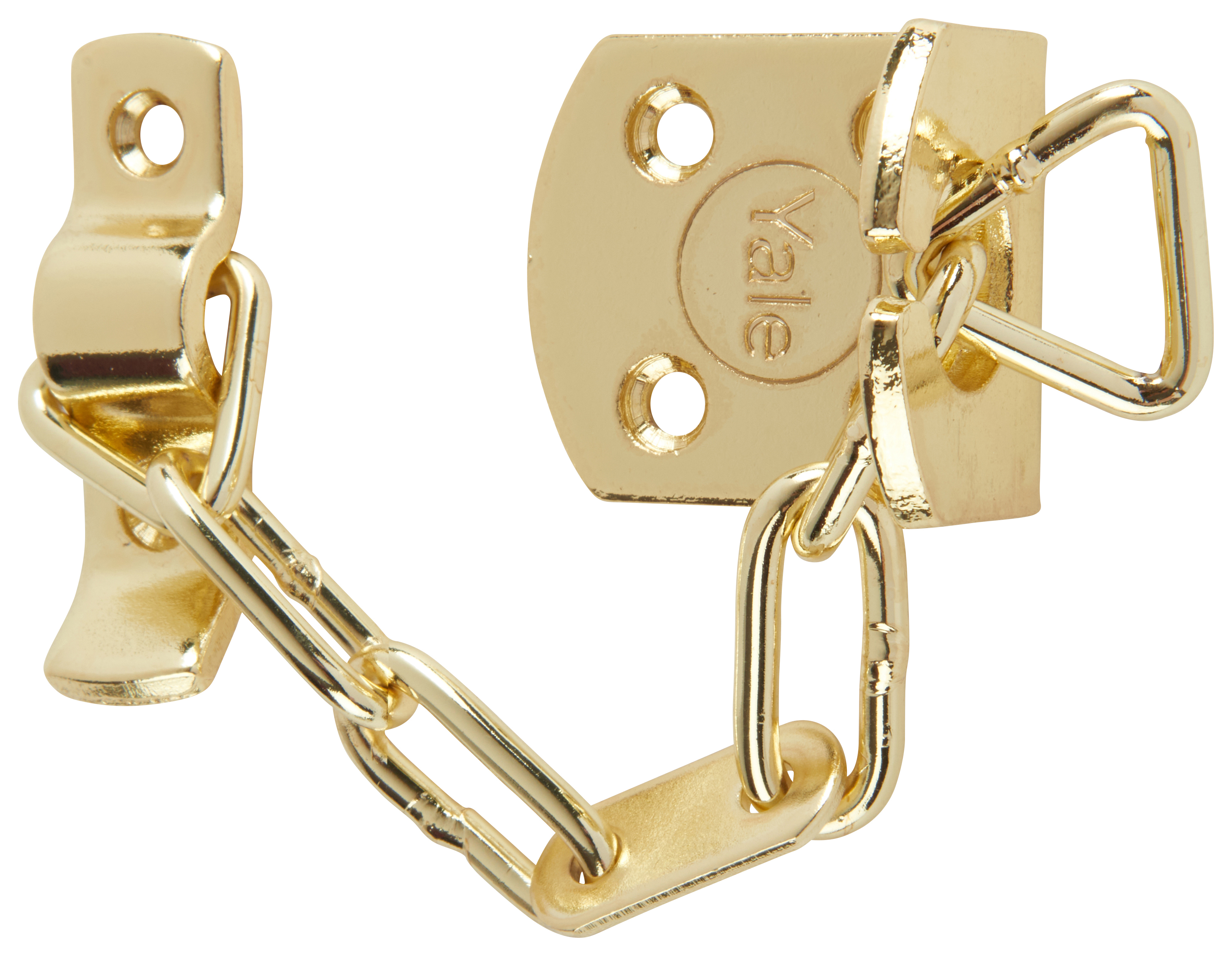 Image of Yale V-WS6-EB High Security Door Chain - Brass