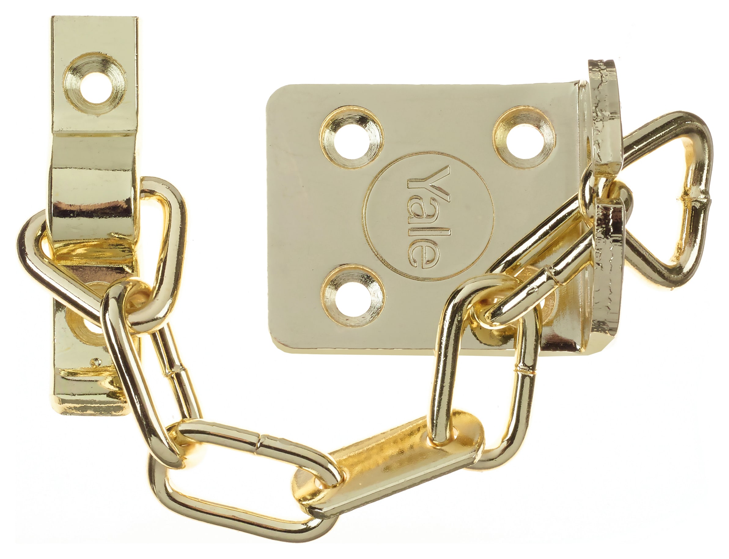 Yale High Security Door Chain - Brass