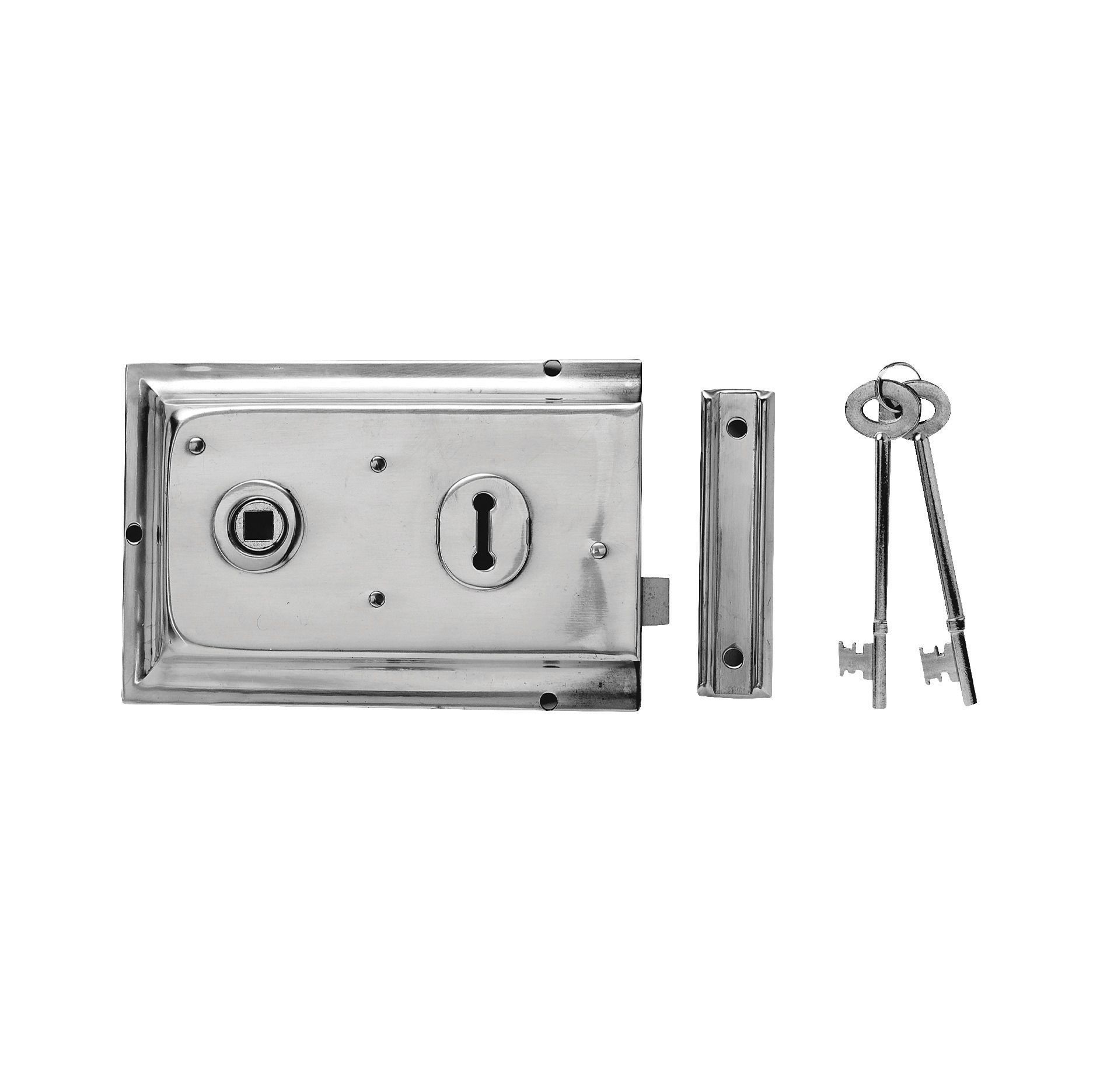 Yale P-334-CH Rim Door Lock - Chrome