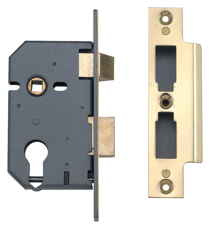 Yale B-3200-PB-64 2.5in Sashcase Lock - Brass