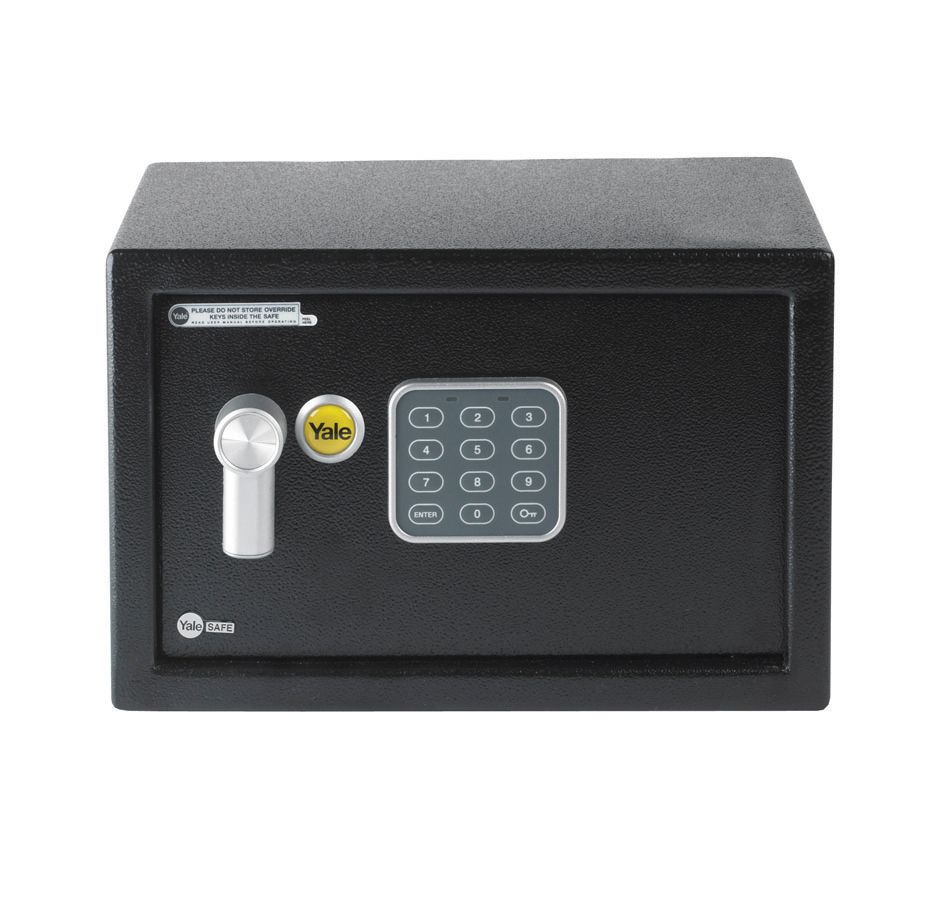 Yale Black Electronic Value Compact Safe - 8.6L